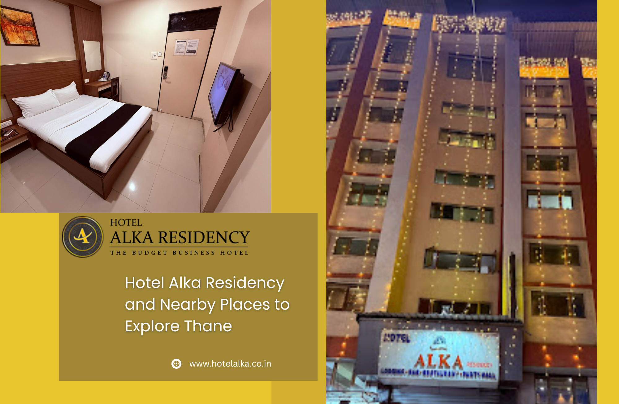 Relaxing and Affordable Stay at Hotel Alka Residency Thane