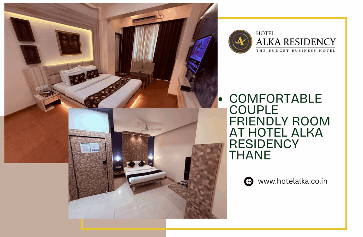 Comfortable couple friendly room at Hotel Alka Residency Thane